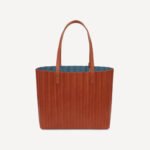 Debossed Leather Tote
